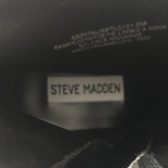 Steve Madden Women Kapital Snakeskin Print Kitten Heel Boots,Sz 8 (M),Disclaimer - Picture 12 of 15